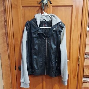 Boy Meets Girl Black and Gray Jacket